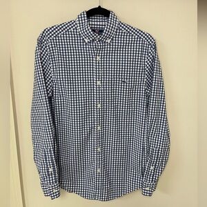 Vineyard Vines: Blue / White Check, Classic Fit Tucker Button Down Shirt, Size S